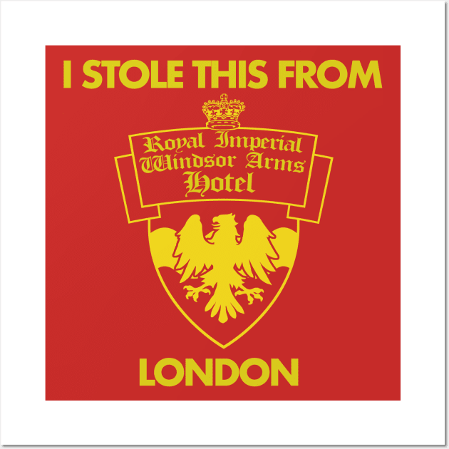 Property of Royal Imperial Windsor Arms Wall Art by PopCultureShirts